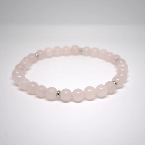 Bransoletka z kwarcu różowego – naturalna biżuteria z kamieni