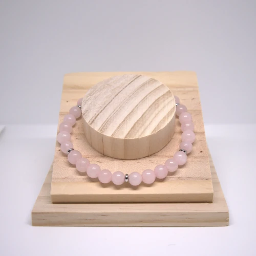 Bransoletka z kwarcu różowego – naturalna biżuteria z kamieni